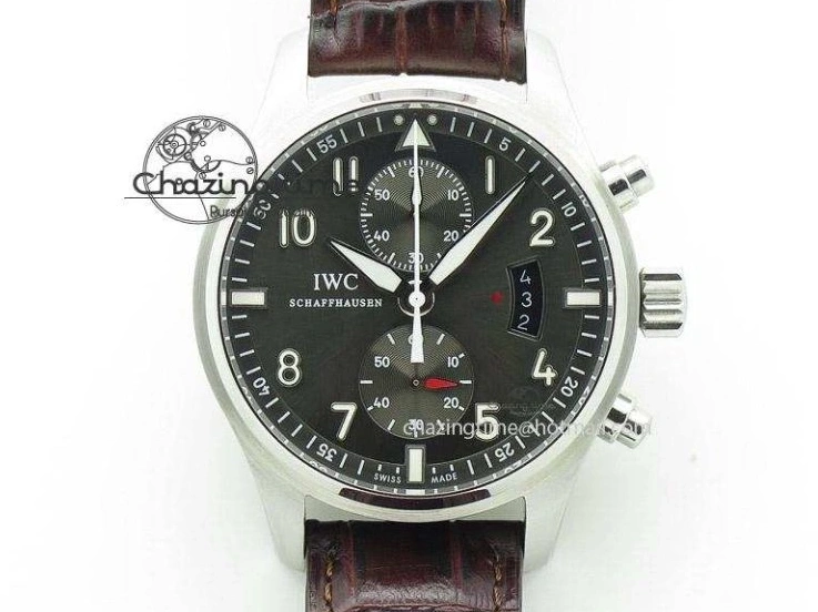 MIROTIME 0423 Calatrava 5524R Pilot Travel Time RG GRF Brown Dial on Brown Leather Strap MIYOTA TopPick 7155